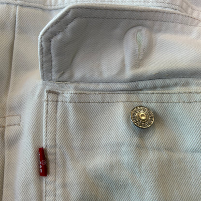 90's Euro Levi's リーバイス 70502-02 2ndタイプ トラッカージャケット イタリア製 ホワイト(L)/A7538J-SO