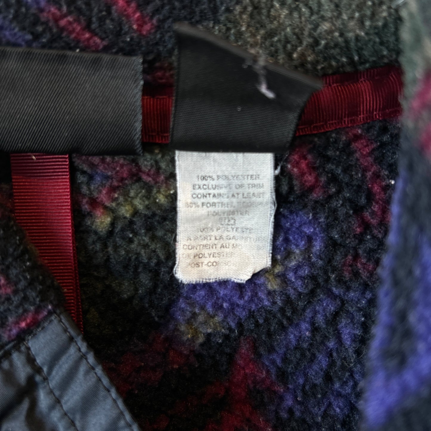 90's Patagonia パタゴニア Deep Sea 深海生物 総柄スナップT フリースプルオーバー (M)/A9753F-SO