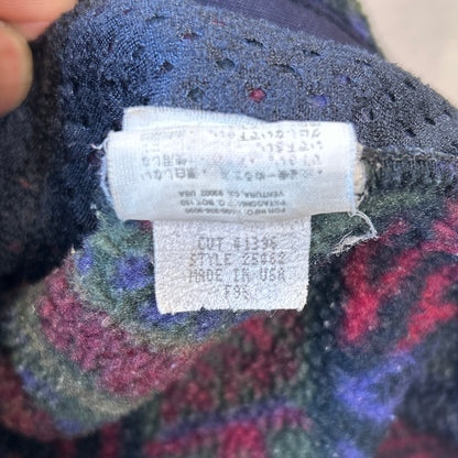 90's Patagonia パタゴニア Deep Sea 深海生物 総柄スナップT フリースプルオーバー (M)/A9753F-SO