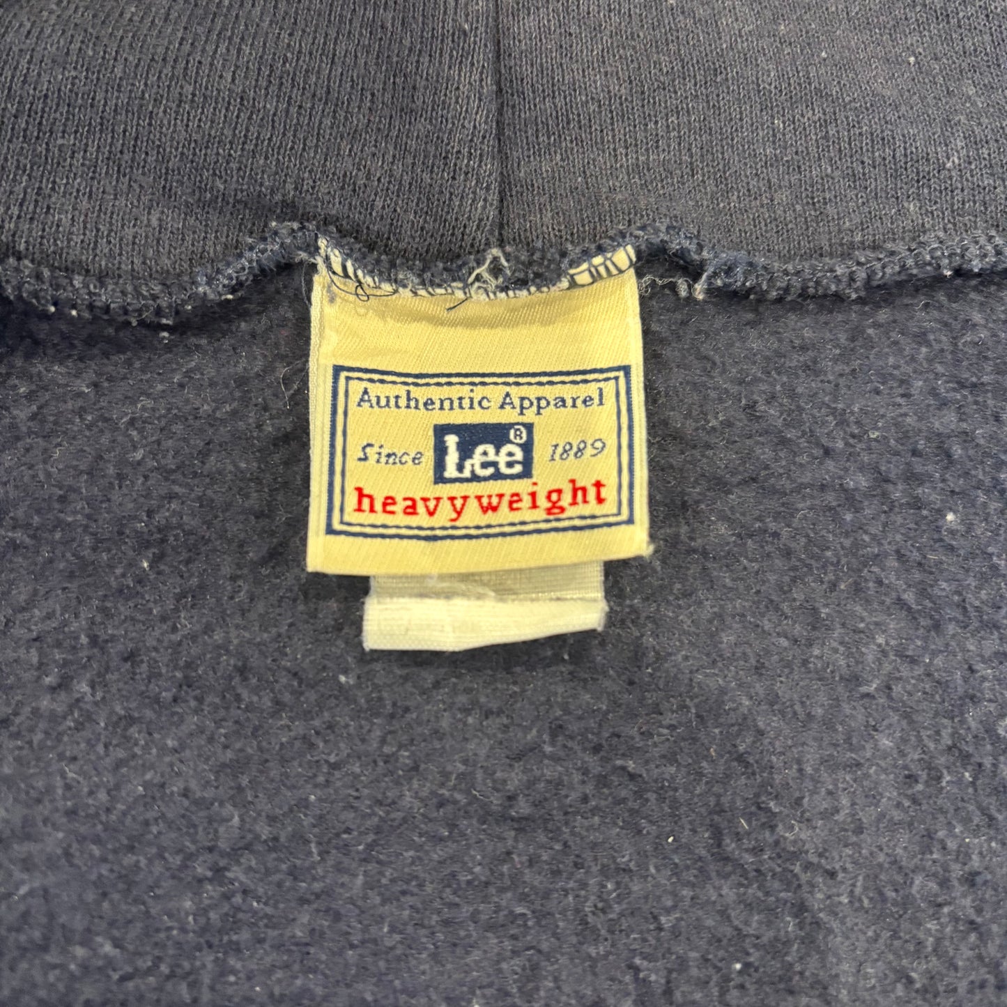 00's Lee IBM 企業 スウェット ジップフーディー ネイビー (XL) /A8522S-SO