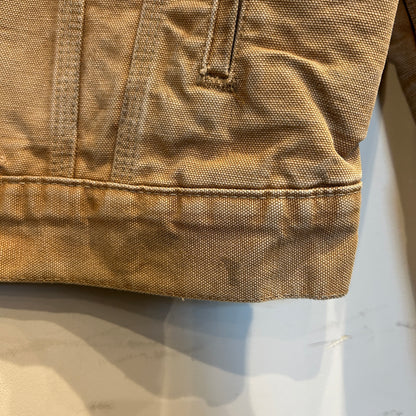 90's Carhartt カーハート ダック トラッカージャケット ベージュ (サイズ不明)/C1671J-SO