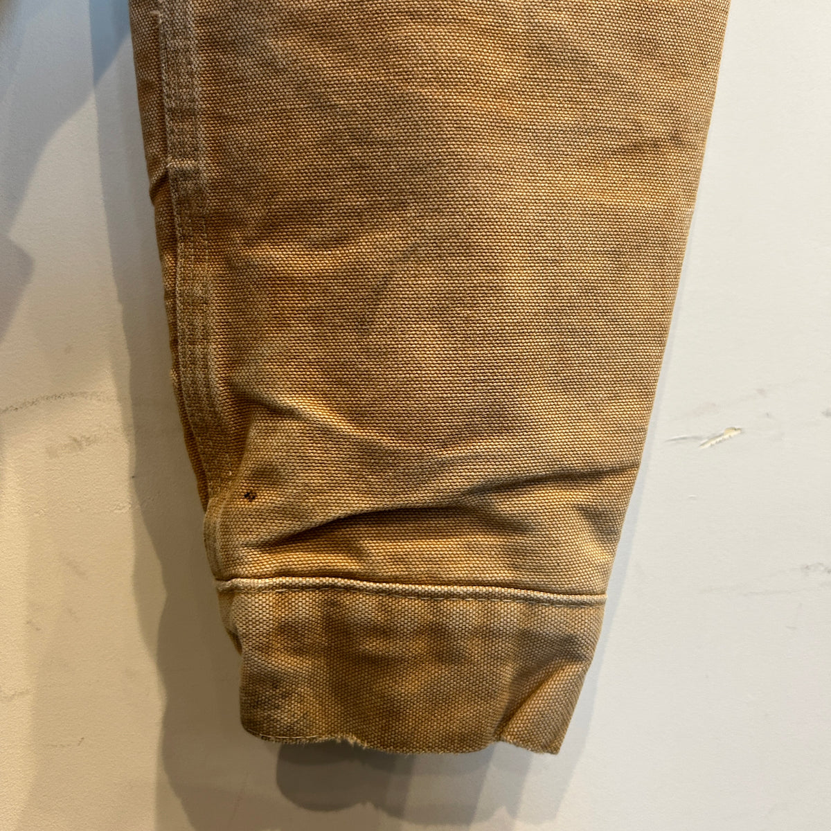 90's Carhartt カーハート ダック トラッカージャケット ベージュ (サイズ不明)/C1671J-SO