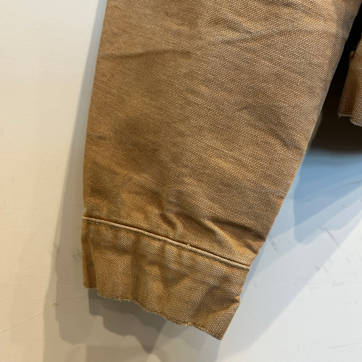 90's Carhartt カーハート ダック トラッカージャケット ベージュ (サイズ不明)/C1671J-SO