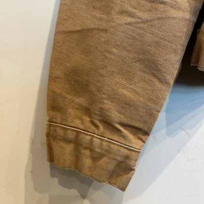 90's Carhartt カーハート ダック トラッカージャケット ベージュ (サイズ不明)/C1671J-SO