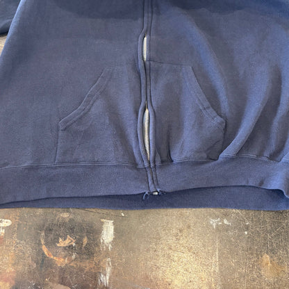 00's Lee IBM 企業 スウェット ジップフーディー ネイビー (XL) /A8522S-SO
