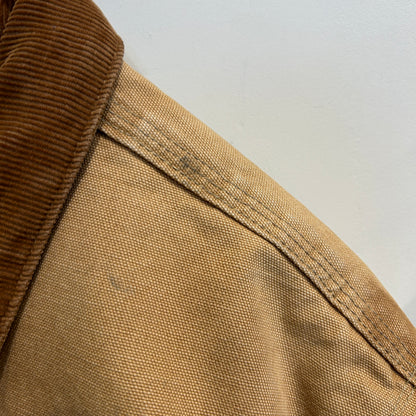 90's Carhartt カーハート ダック トラッカージャケット ベージュ (サイズ不明)/C1671J-SO