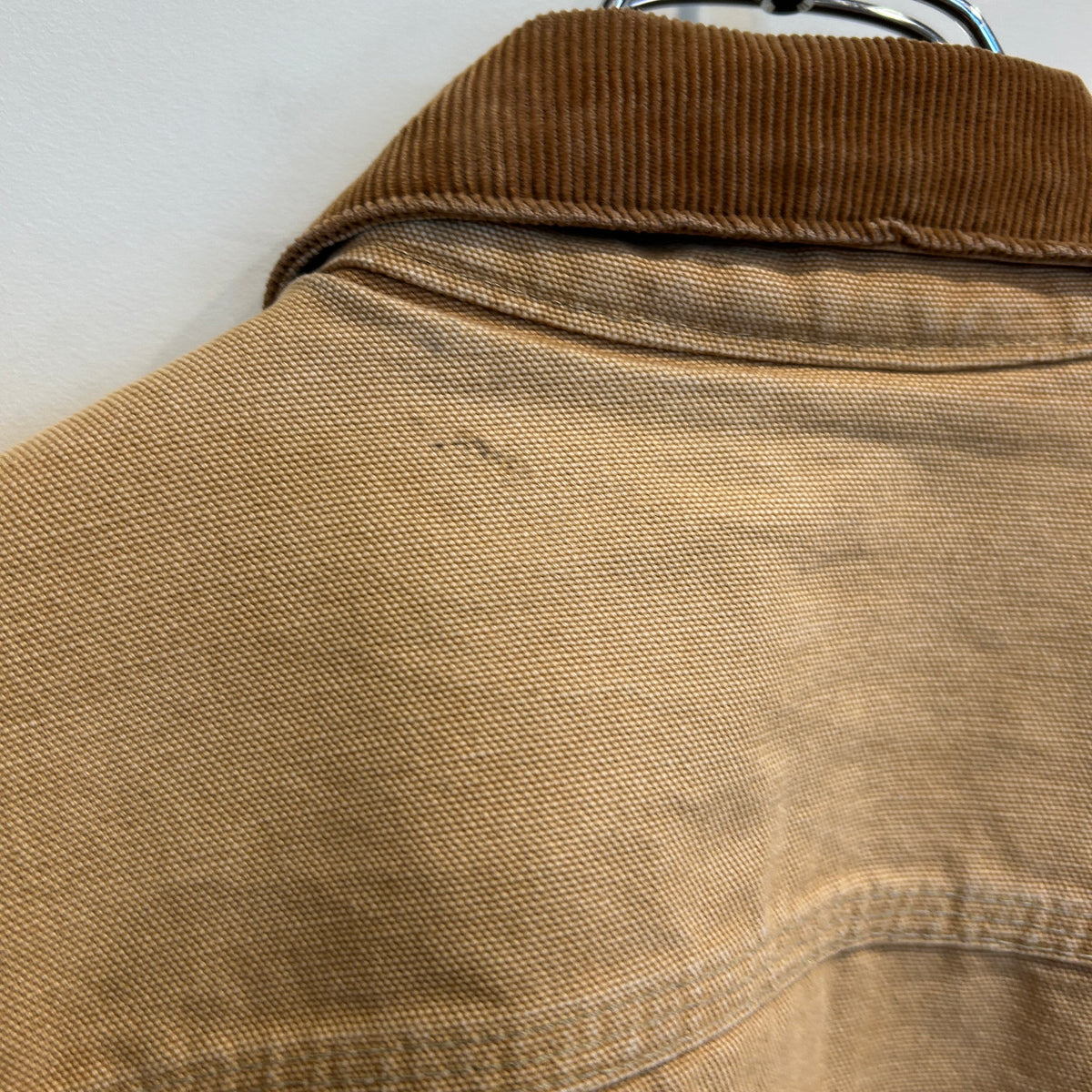 90's Carhartt カーハート ダック トラッカージャケット ベージュ (サイズ不明)/C1671J-SO