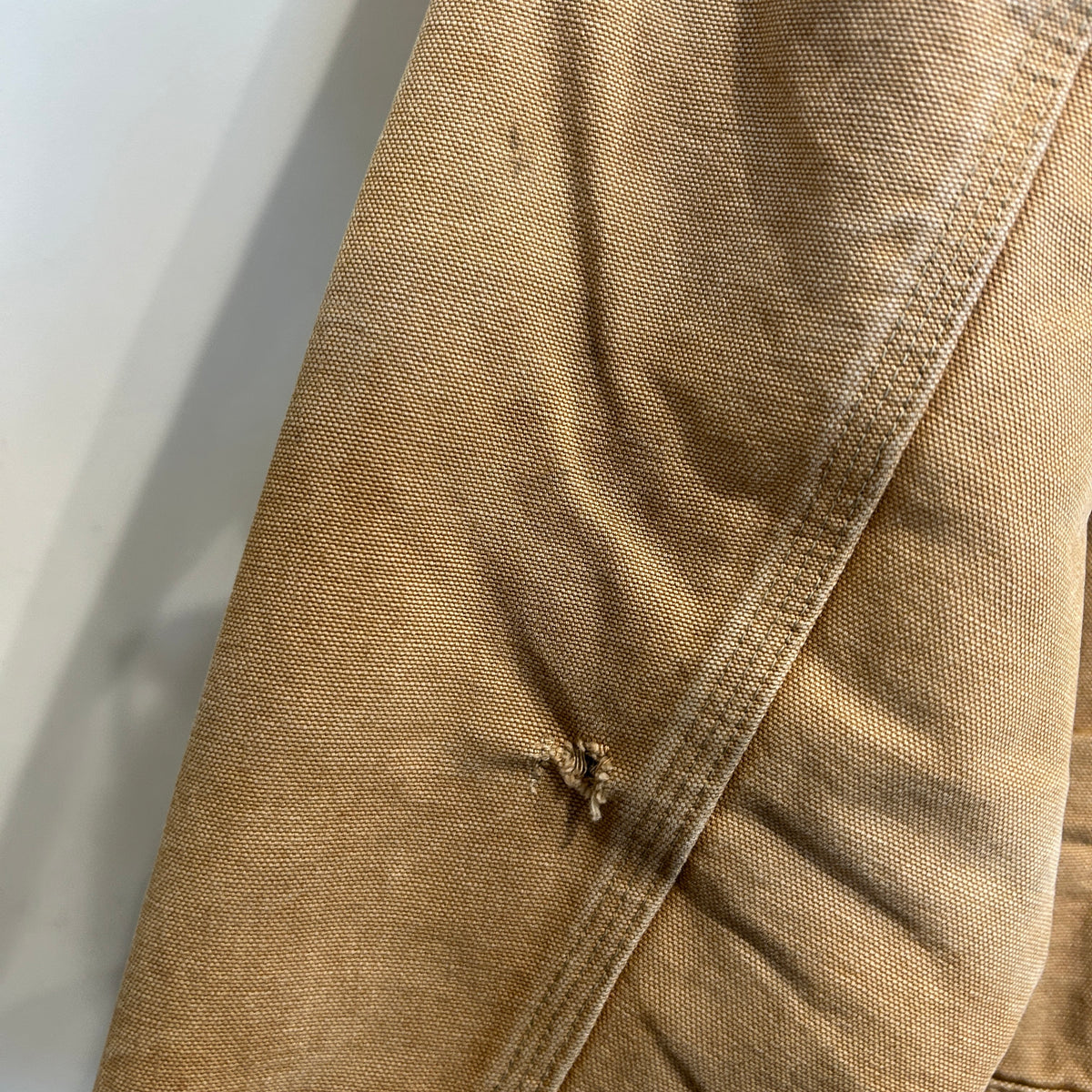 90's Carhartt カーハート ダック トラッカージャケット ベージュ (サイズ不明)/C1671J-SO