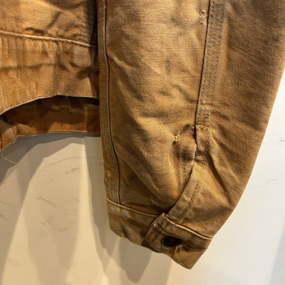 90's Carhartt カーハート ダック トラッカージャケット ベージュ (サイズ不明)/C1671J-SO