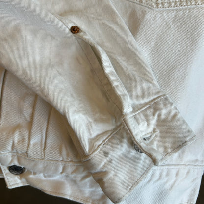 90's Euro Levi's リーバイス 70502-02 2ndタイプ トラッカージャケット イタリア製 ホワイト(L)/A7538J-SO