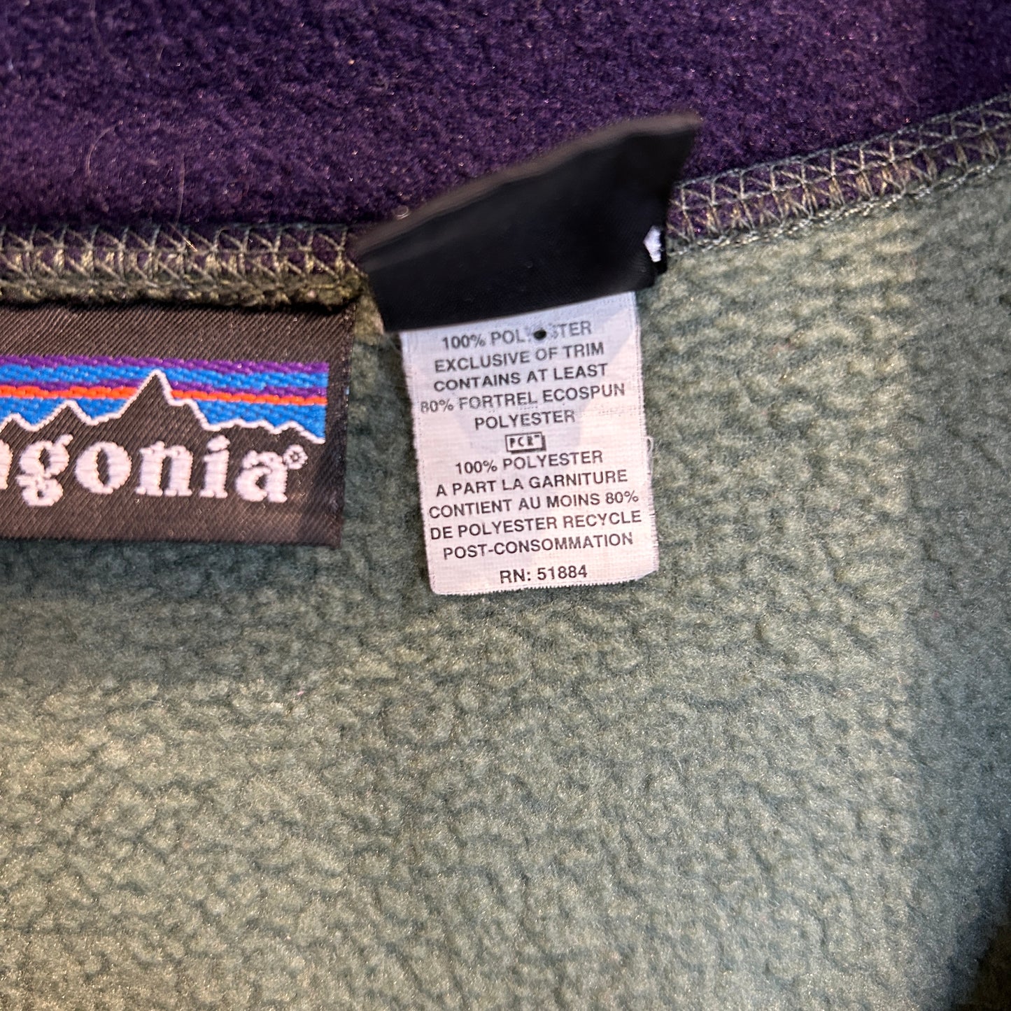 90's Patagonia パタゴニア ハーフジップフリースプルオーバー USA製(XL)/B1441F-SO