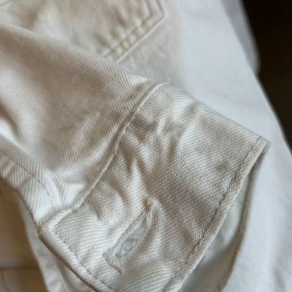 90's Euro Levi's リーバイス 70502-02 2ndタイプ トラッカージャケット イタリア製 ホワイト(L)/A7538J-SO