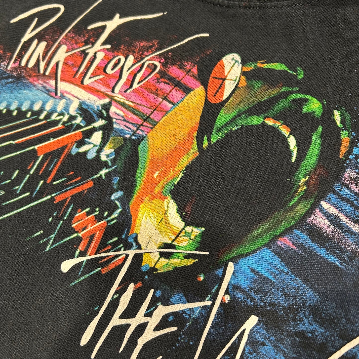 00's anvil PINK FLOYD ピンクフロイド"THE WALL" Tシャツ 黒(XL)A6488T-SO