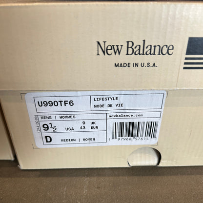 New Balance U990TF6 V6 スニーカー ニューバランス Made in USA US 9.5(27.5cm)/C0905AC-SO