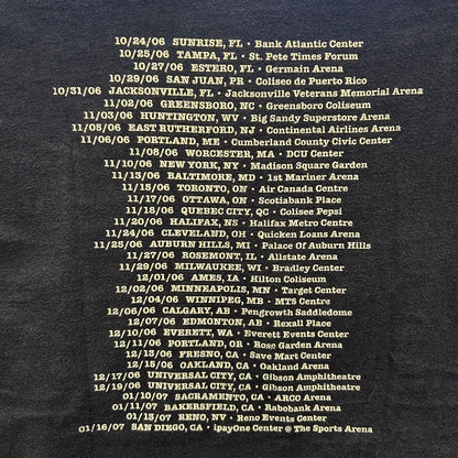 00's GUNS N' ROSES ガンズアンドローゼス 2006アメリカツアーTシャツ 黒(XL)/A6478T-SO