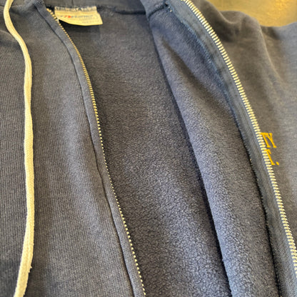 90's Hanes ヘインズ LOS ANGELES COUNTY PROBATION DEPT. スウェット ジップフーディー ネイビー (L) /B1707S-SO