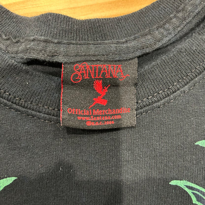 00's SANTANA サンタナ ”WINWOOD"ツアーコンサートTシャツ 黒(L)/B2458T-SO