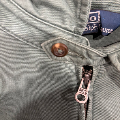 90's Polo Ralph Lauren スウィングトップ 灰緑 (XL)/B1797O-SO