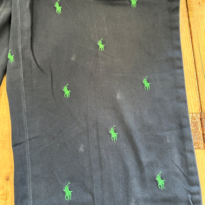 00's Polo Ralph Lauren pants ポロ ラルフローレン ポニー柄  パンツ ネイビー (34 30)/A3040P-SO