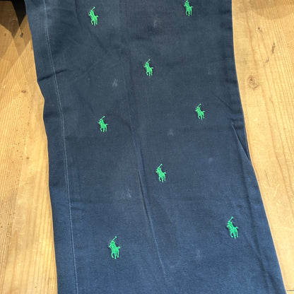 00's Polo Ralph Lauren pants ポロ ラルフローレン ポニー柄  パンツ ネイビー (34 30)/A3040P-SO