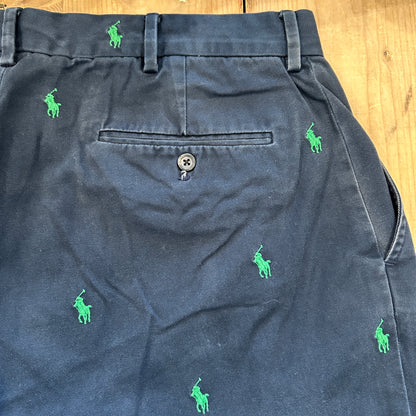 00's Polo Ralph Lauren pants ポロ ラルフローレン ポニー柄  パンツ ネイビー (34 30)/A3040P-SO