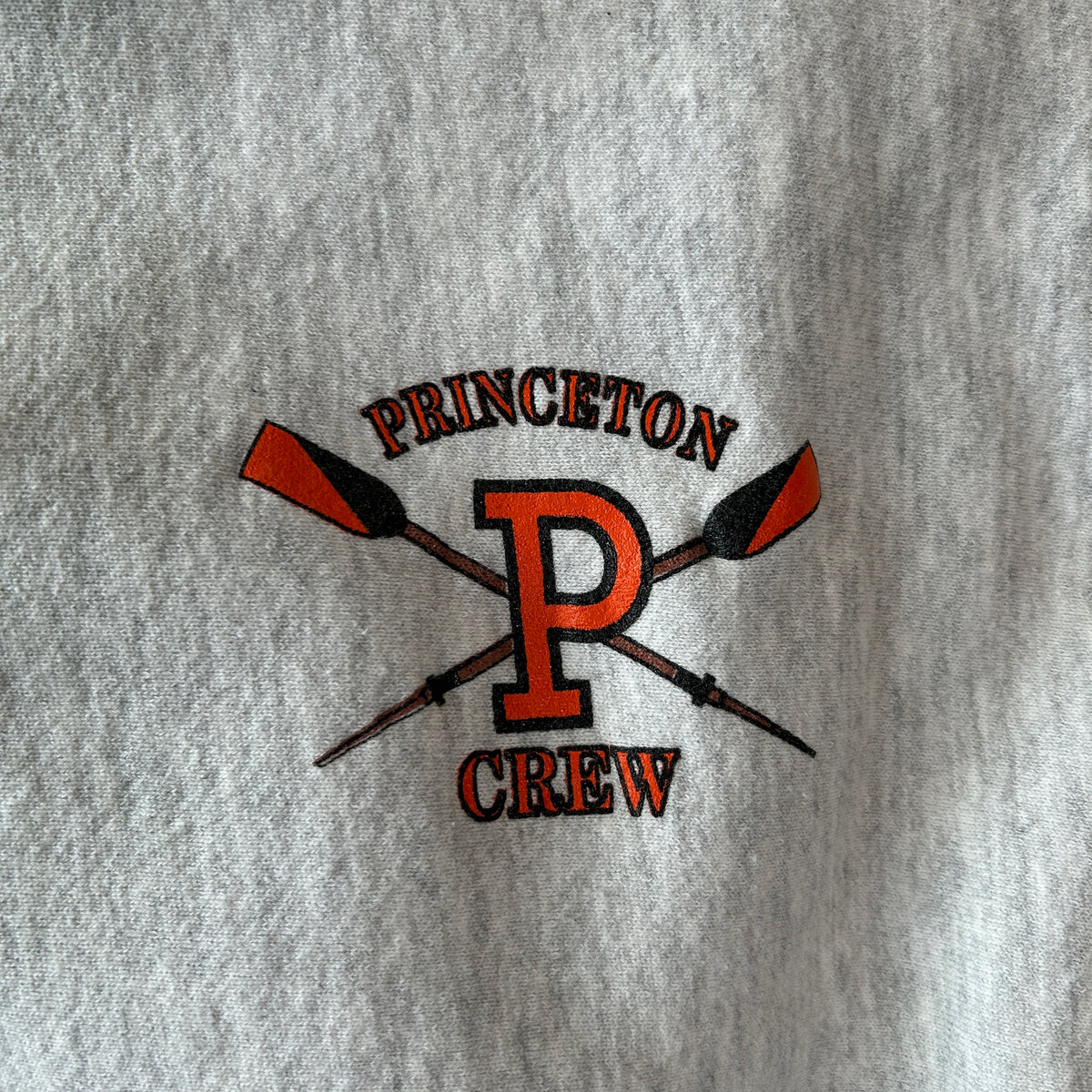 90's Rugged Sweat Princeton Crew プリンストン カレッジスウェット リバースウィーブタイプ グレー(L)/C1669S-SO