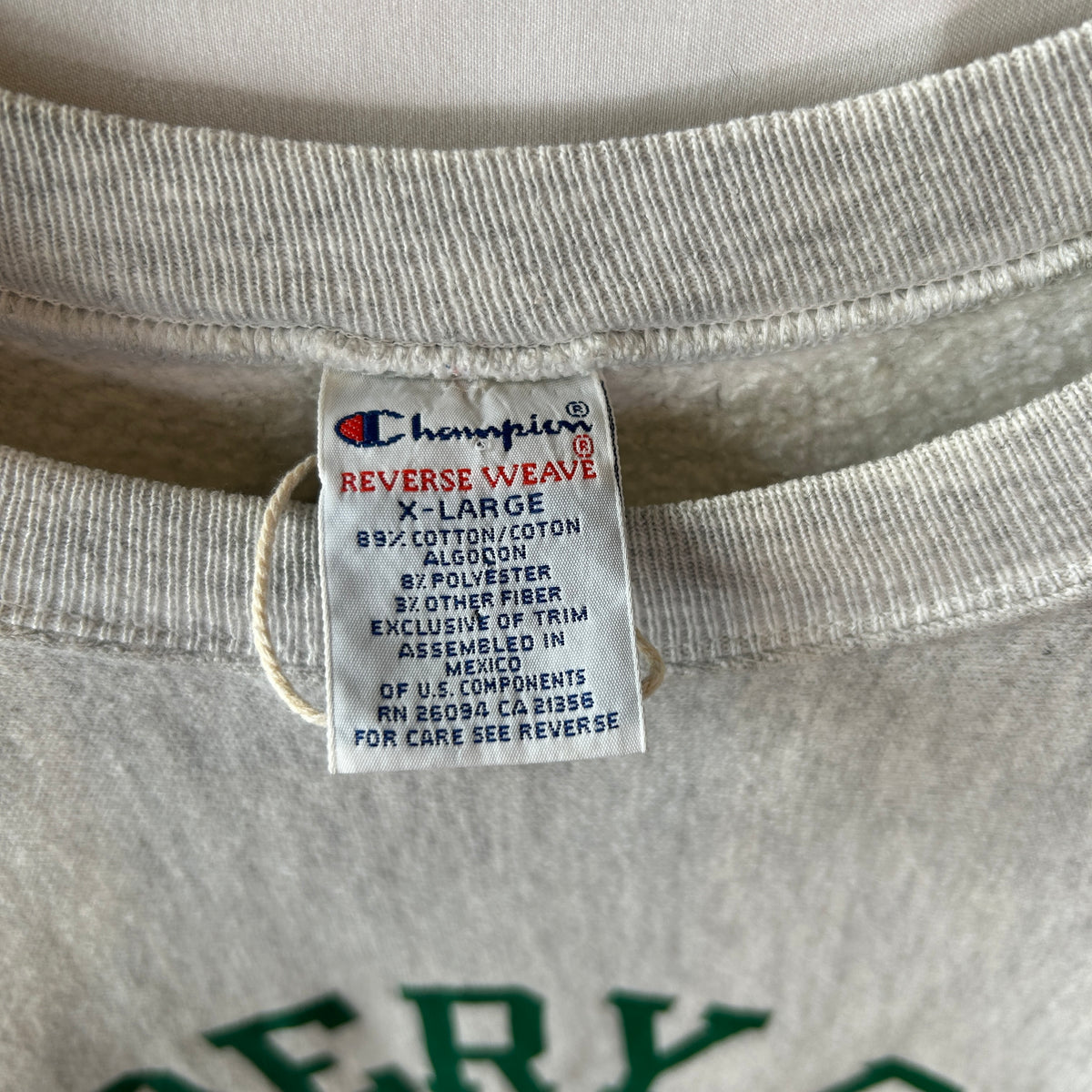 90's Champion Reverse Weave リバース Slippery Rock University カレッジスウェット (XL)/A6083R-SO