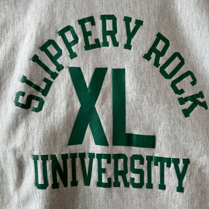 90's Champion Reverse Weave リバース Slippery Rock University カレッジスウェット (XL)/A6083R-SO