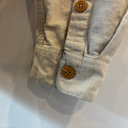 90's Patagonia パタゴニア リネン コットン シャツ アイボリー (L) B3683SH-SO