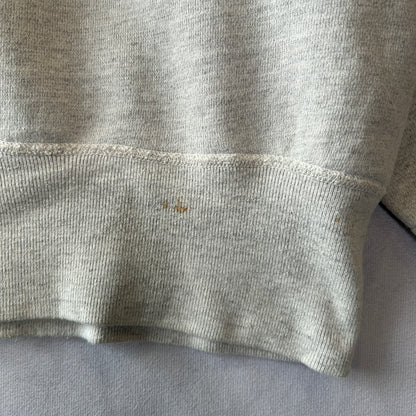 50's Huskee Mills 前V 染み込みプリントスウェット グレー(M)/A1786S-SO