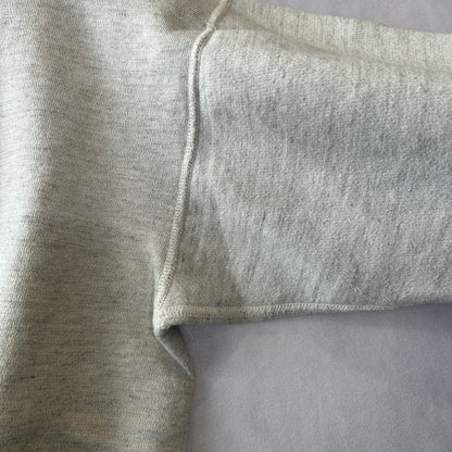 50's Huskee Mills 前V 染み込みプリントスウェット グレー(M)/A1786S-SO