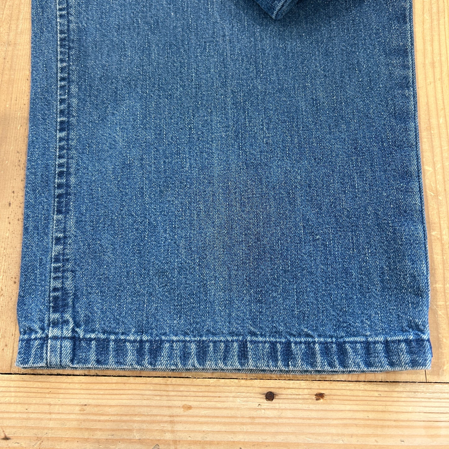 00's Polo Ralph Lauren ラルフローレン 2タック　デニムトラウザーズ パンツ ブルー (34×30)/A5336P-SO