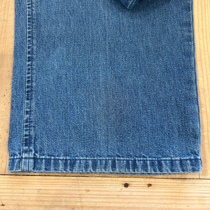 00's Polo Ralph Lauren ラルフローレン 2タック　デニムトラウザーズ パンツ ブルー (34×30)/A5336P-SO
