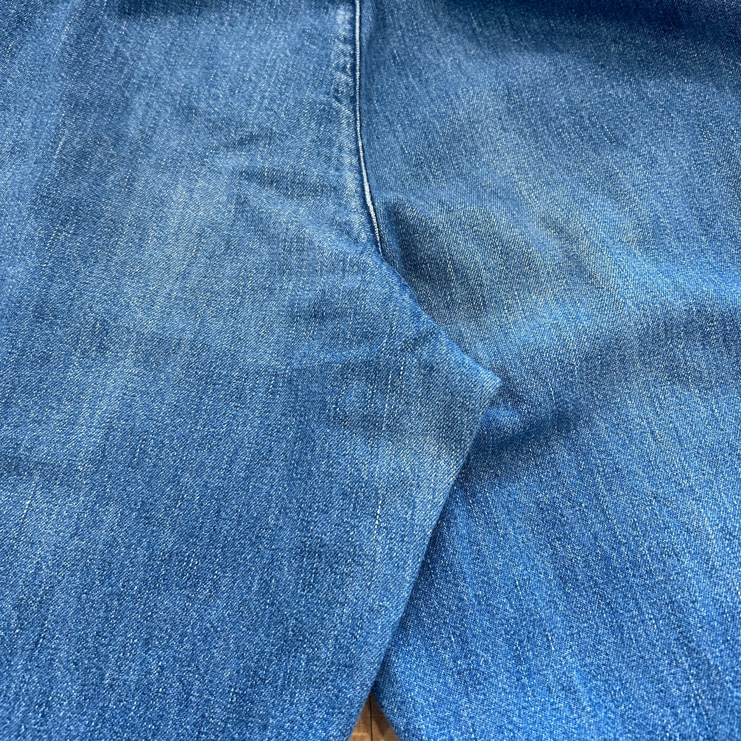 00's Polo Ralph Lauren ラルフローレン 2タック　デニムトラウザーズ パンツ ブルー (34×30)/A5336P-SO