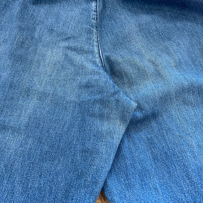 00's Polo Ralph Lauren ラルフローレン 2タック　デニムトラウザーズ パンツ ブルー (34×30)/A5336P-SO