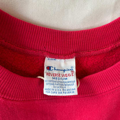 90's Champion Reverse Weave リバースウィーブ スウェット 無地 ピンク(M)/C1672R-SO