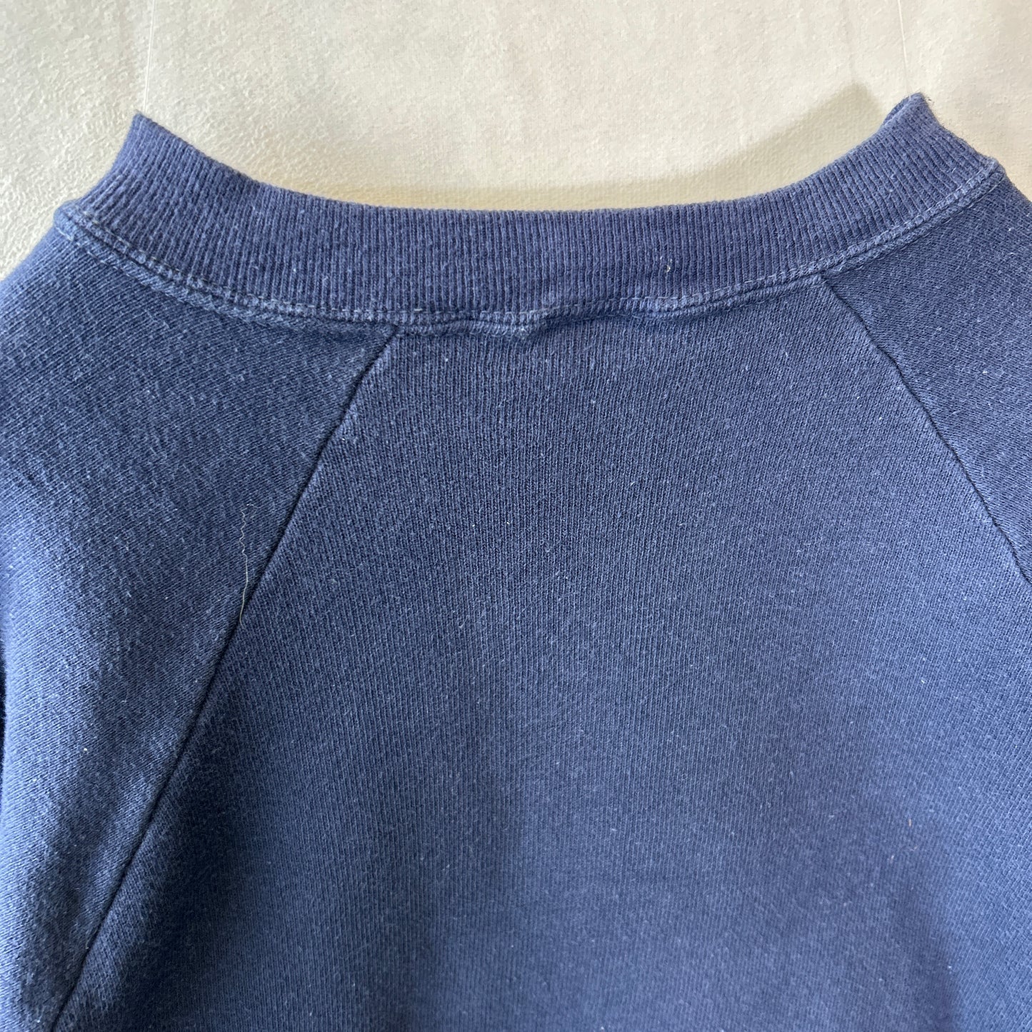 60's Sears シアーズ ブランクスウェット ラグラン 綿100 ネイビー(L)/AA5833S-SO