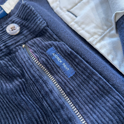 00's Polo Ralph Lauren corduroy pants ポロ ラルフローレン コーデュロイ パンツ ブラック ダークネイビー (36 30) /B3041P-SO