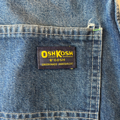 70's Osh Kosh B'gosh オシュコシュ デニムペインターパンツ (36×29)/B1713P-SO