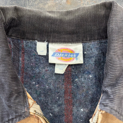 80's Dickies work jacket ダック ワーク ジャケット デトロイトタイプ ベージュ (L)/A8300J-SO