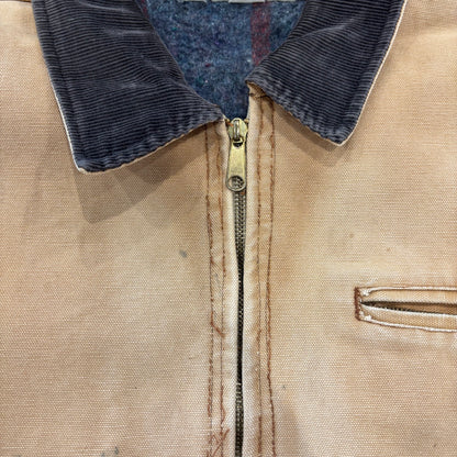 80's Dickies work jacket ダック ワーク ジャケット デトロイトタイプ ベージュ (L)/A8300J-SO