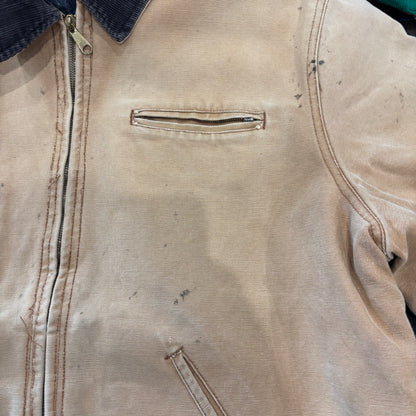 80's Dickies work jacket ダック ワーク ジャケット デトロイトタイプ ベージュ (L)/A8300J-SO