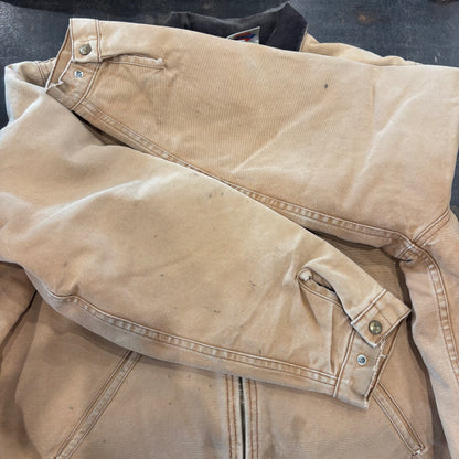 80's Dickies work jacket ダック ワーク ジャケット デトロイトタイプ ベージュ (L)/A8300J-SO