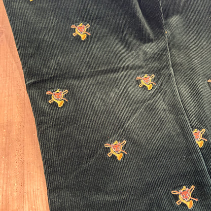 00's Polo Ralph Lauren corduroy pants fox ポロ ラルフローレン 狐 楽器 刺繍 コーデュロイ パンツ (38 34)/A4914P-SO