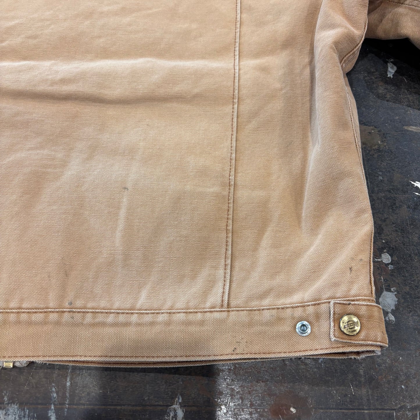 80's Dickies work jacket ダック ワーク ジャケット デトロイトタイプ ベージュ (L)/A8300J-SO