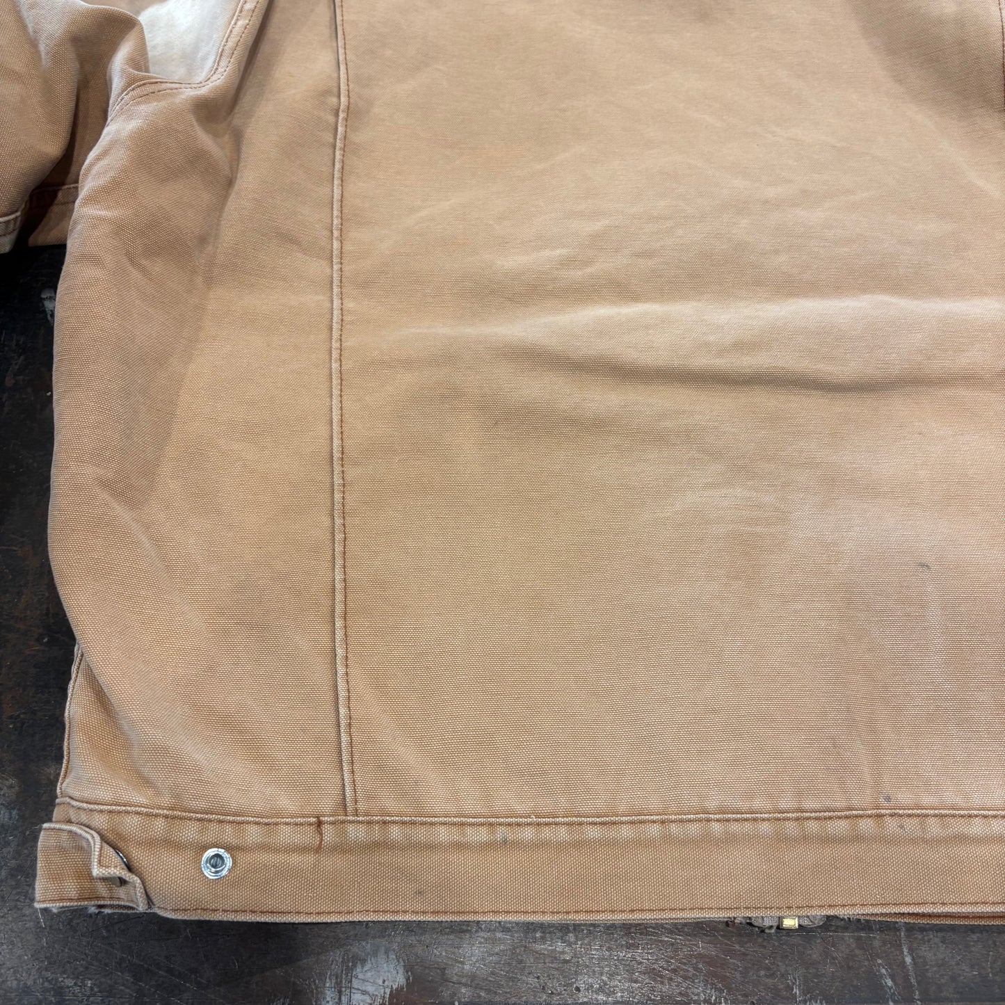 80's Dickies work jacket ダック ワーク ジャケット デトロイトタイプ ベージュ (L)/A8300J-SO