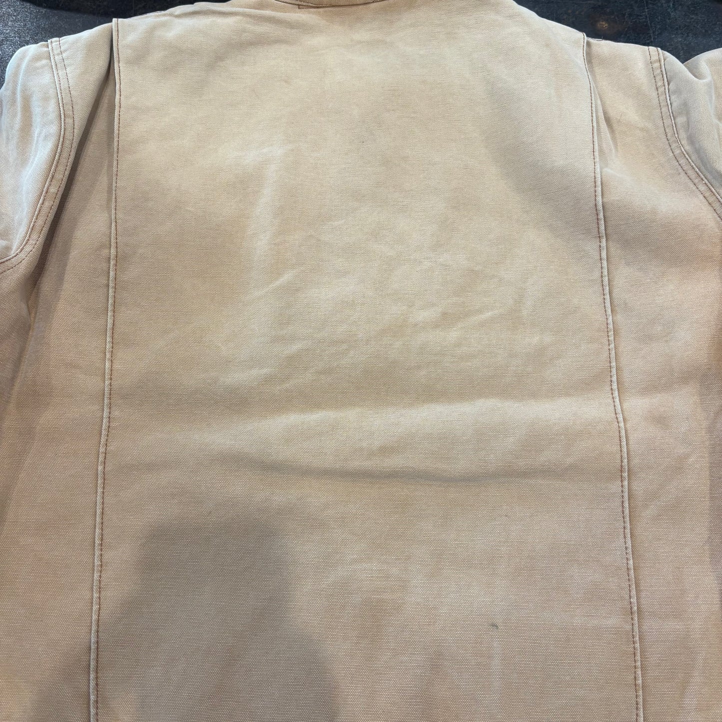 80's Dickies work jacket ダック ワーク ジャケット デトロイトタイプ ベージュ (L)/A8300J-SO