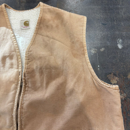 70's Carhartt boa vest ボア ハンティング ベスト (XL)/A8175V-SO