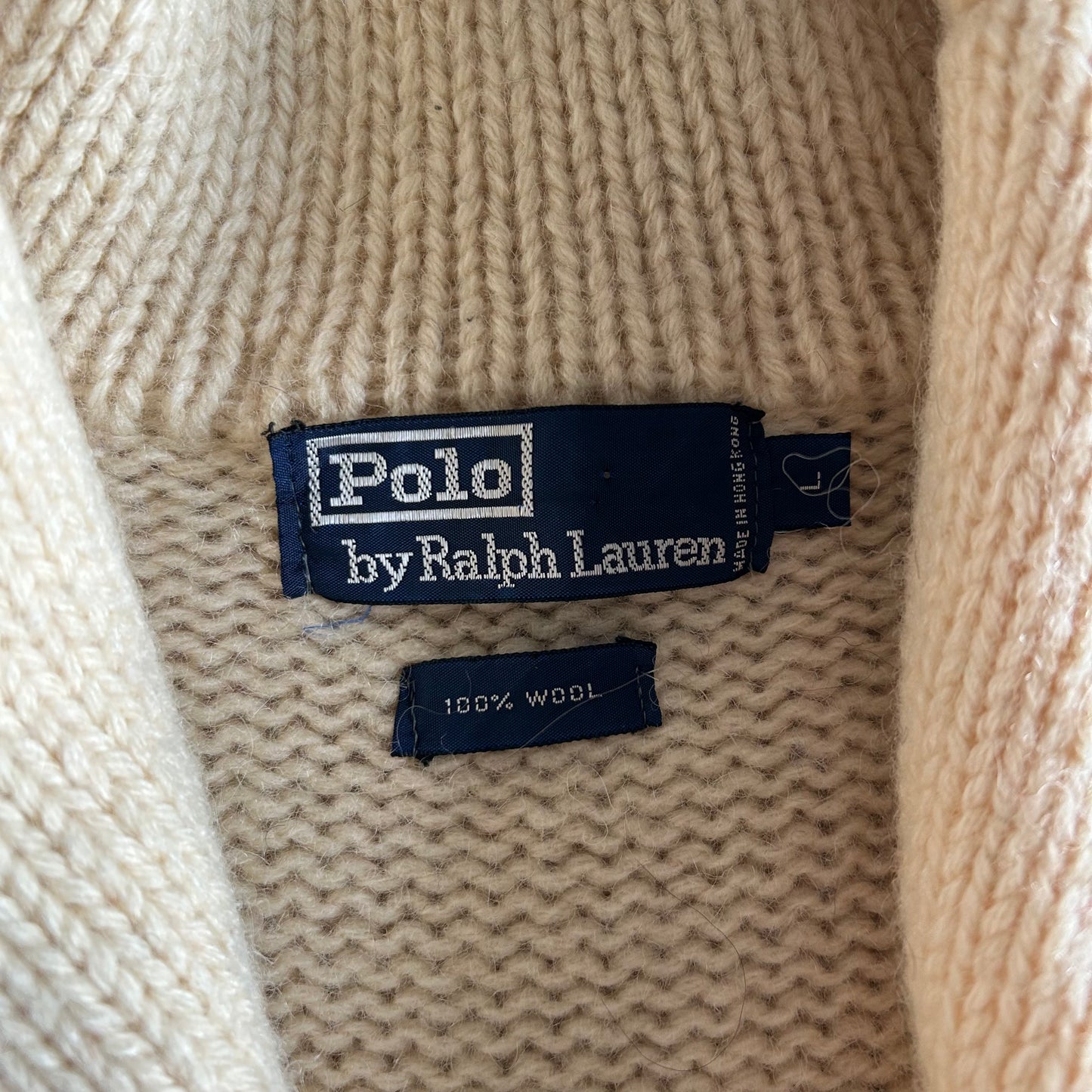 Polo by Ralph Lauren ポロ ラルフローレン ショールカラーニットカーディガン ボーダー (L)/A6036K-SO