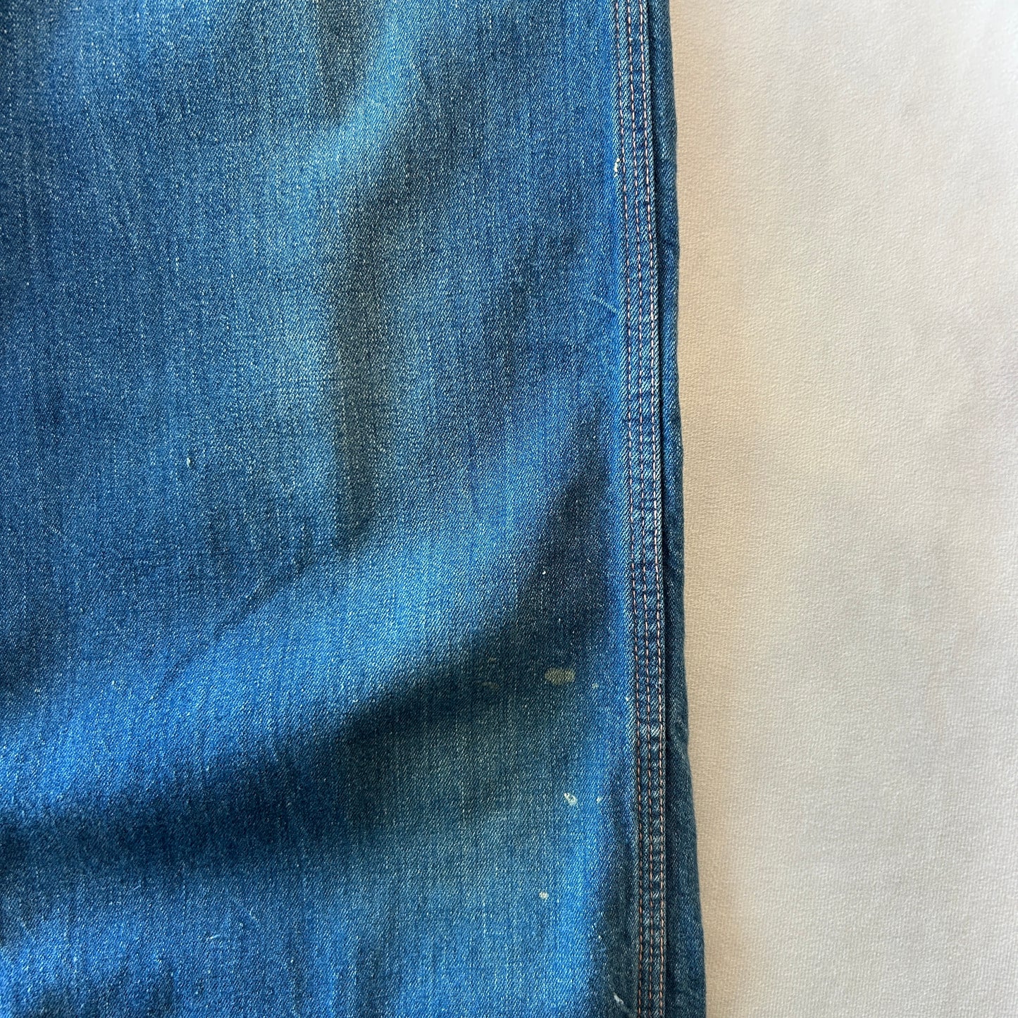 70's Unknown Brand デニムペインターパンツ ワークパンツ(w34)/A6732P-SO